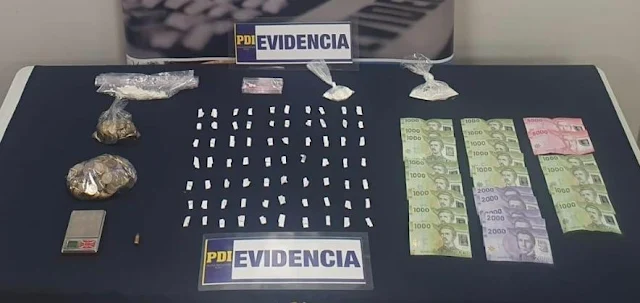 PDI detiene a tres personas por microtráfico de drogas en Valdivia