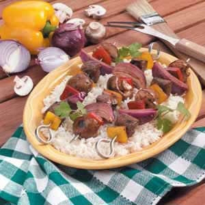 How to Make Sirloin Veggie Kabobs