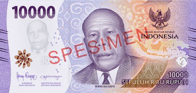 Uang Kertas Rp 10.000 Tahun 2022