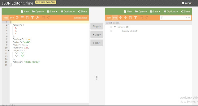 JSON Editor Online - 5+ Code Editor dan Compiler Online Terbaik