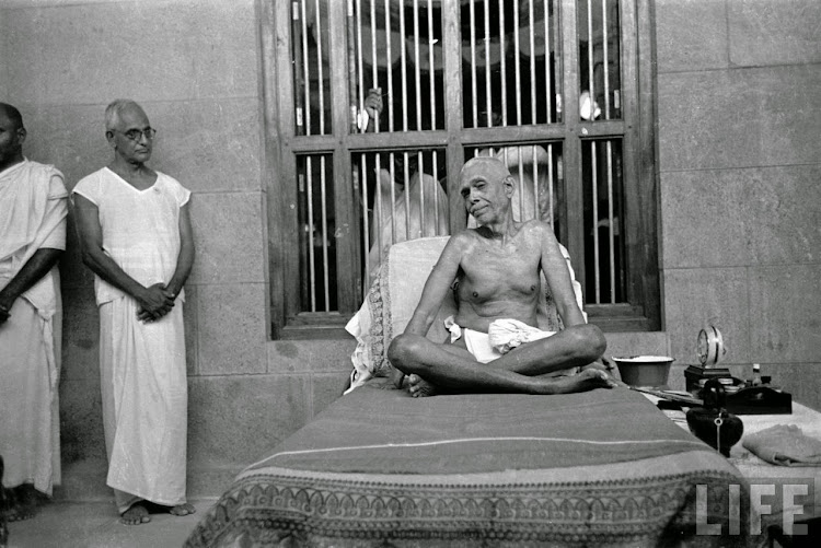 Hindu Spiritual Guru Ramana Maharshi - 1949