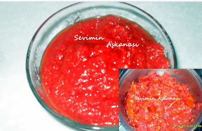 domates kabuklarından salça