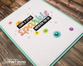 Sunny Studio Stamps: Breakfast Puns Born To Sparkle Birthday Balloon Cards by Chari Moss