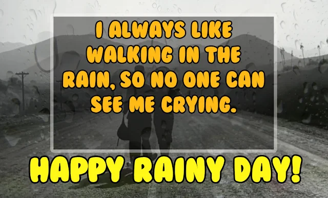 Rainy day quotes and images