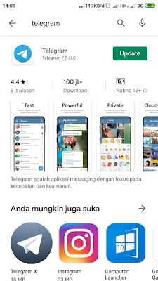 Kelebihan aplikasi telegram 2019