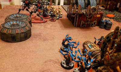 Warhammer 40k - 9th Edition - Chaos Daemons vs Adeptus Mechanicus - 1000pts - Eternal War - Incursion - Shifting Front Mission