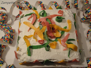 Torta di carnevale per bambini - Torta allegria