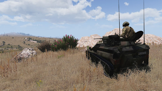 Arma3用MODのWiesel 1A4 MK20 空挺戦闘車