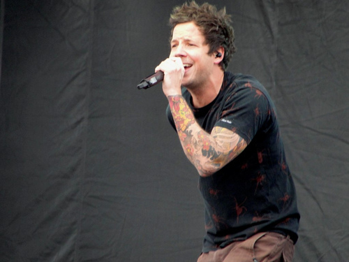 Pierre Bouvier Simple Plan Tattoos Styles