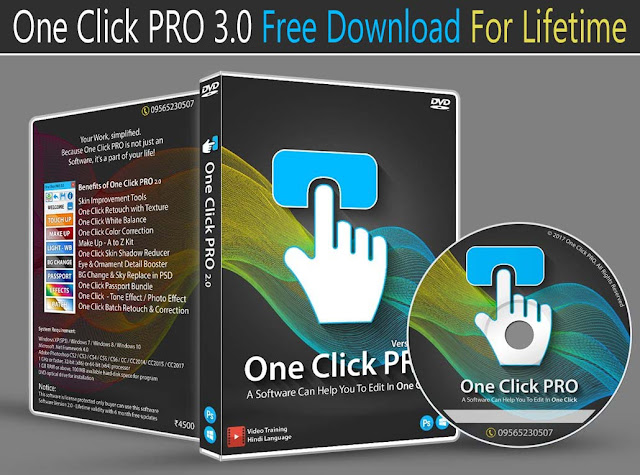 Free Download One Click PRO 3.0 For Lifetime + Activation Key