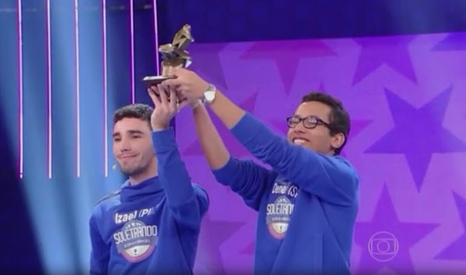 Izael vence quandro “Soletrando - Desafio dos Campeões”' da Rede Globo e traz mais um troféu ao Piauí