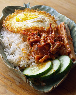 Rice Cooked Coconut Milk Recipe ( Resep Nasi Lemak)