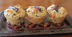 Food Lust People Love: Graham crackers, chocolate chips and mini marshmallows baked up in a sweet muffin. What else could I call them but S'mores Muffins!