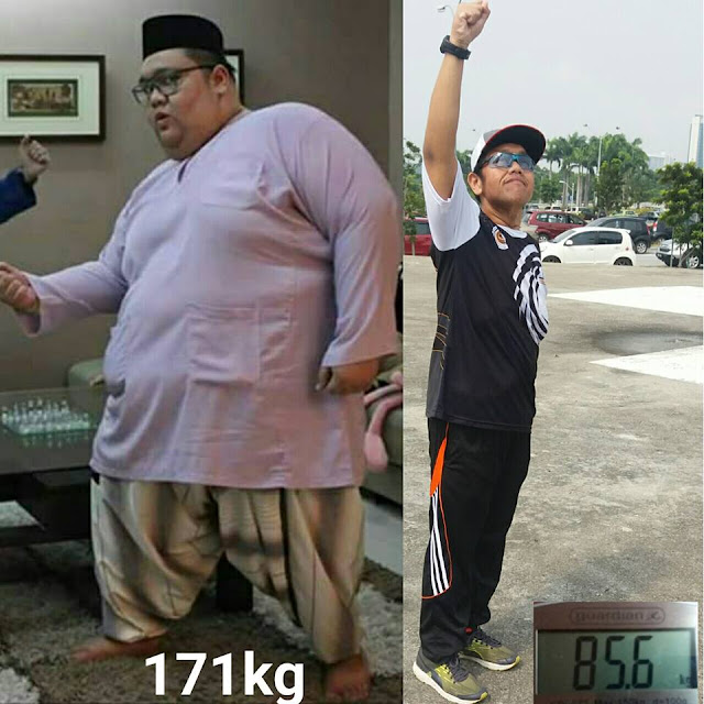 Kisah Lelaki 171KG Ini Berjaya Kuruskan Badan Tanpa Ubat 