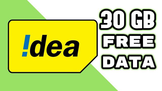 Idea Free Data Loot- Free 30 GB 4G Internet