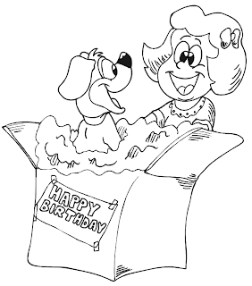 kids coloring pages, birthday coloring pages