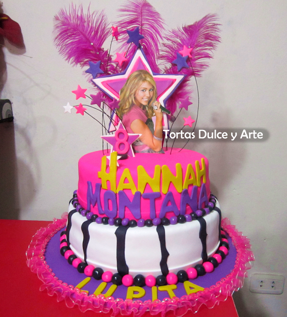 torta hannah montana lima