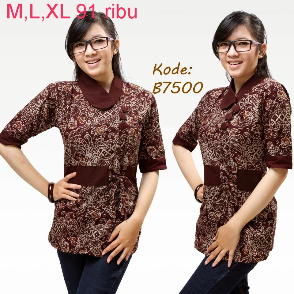 Model Baju  Batik  Kantor  Holidays OO