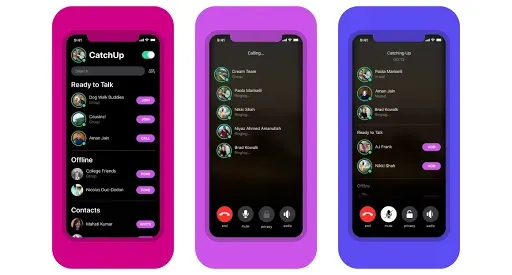 Facebook Luncurkan CatchUp Aplikasi Panggilan Suara Baru