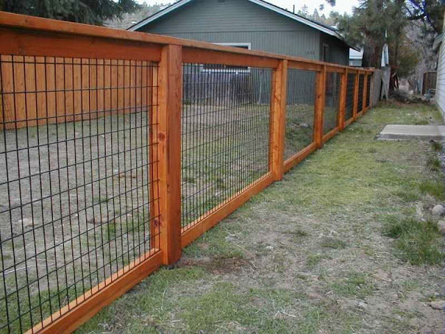 Fence Designs Wood and Wire - AyanaHouse