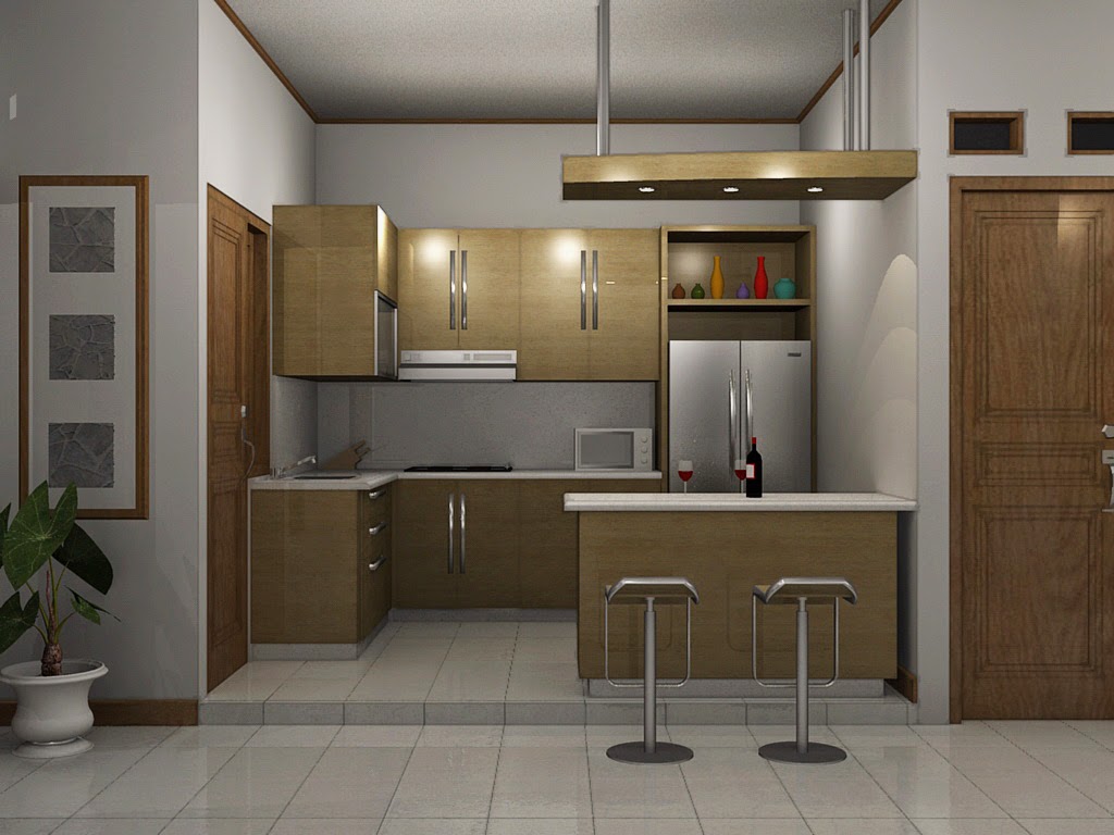 Desain Kitchen Set Minimalis - Mozaik