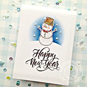 Sunny Studio Stamps: Feeling Frosty Season's Greetings New Year's Card by Franci Vignoli