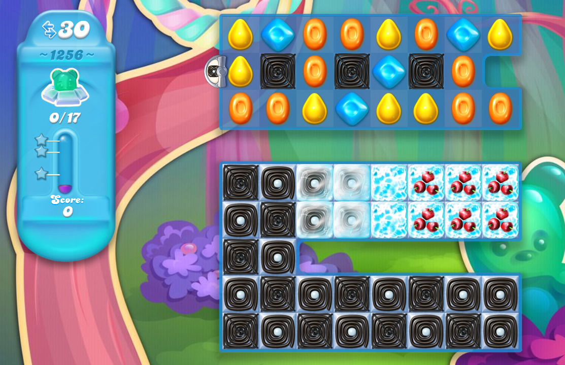 Candy Crush Soda Saga level 1256