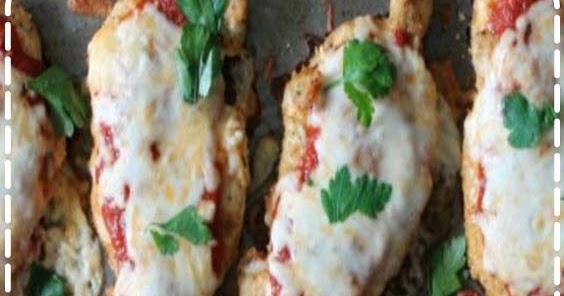 Healthy Baked Chicken Parmesan - Easy International Recipes