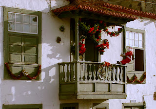 Balcón navideño