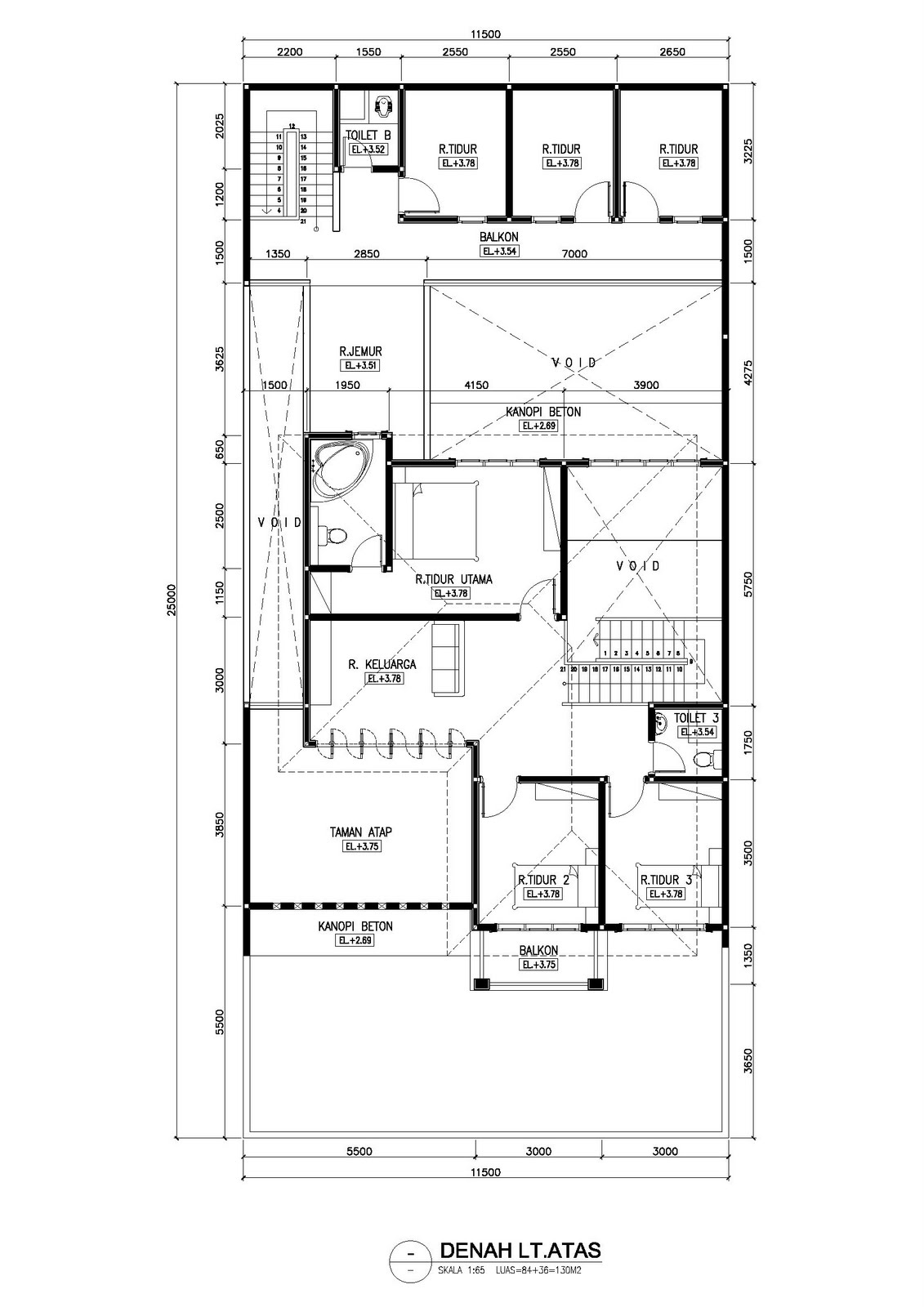 Desain Rumah Ada Void Mainan Anak 2016