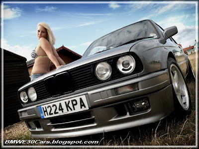 BMW E30 and girl