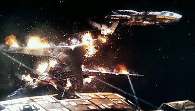 Battleship Galactica on Galactica And Pegasus Approach And Destroy A Cylon Base Ship