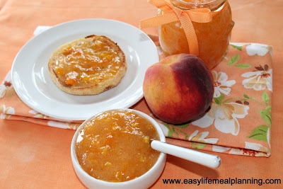 Apricot-Peach Pie Jam - A Luscious Freezer Jam - Easy Life Meal & Party Planning