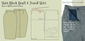 Cut your own sewing patterns for skirts using my skirt blog and my well-suited pattern puzzle posts.