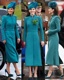 Prince and Princess of Wales attend St Patrick's day parade
