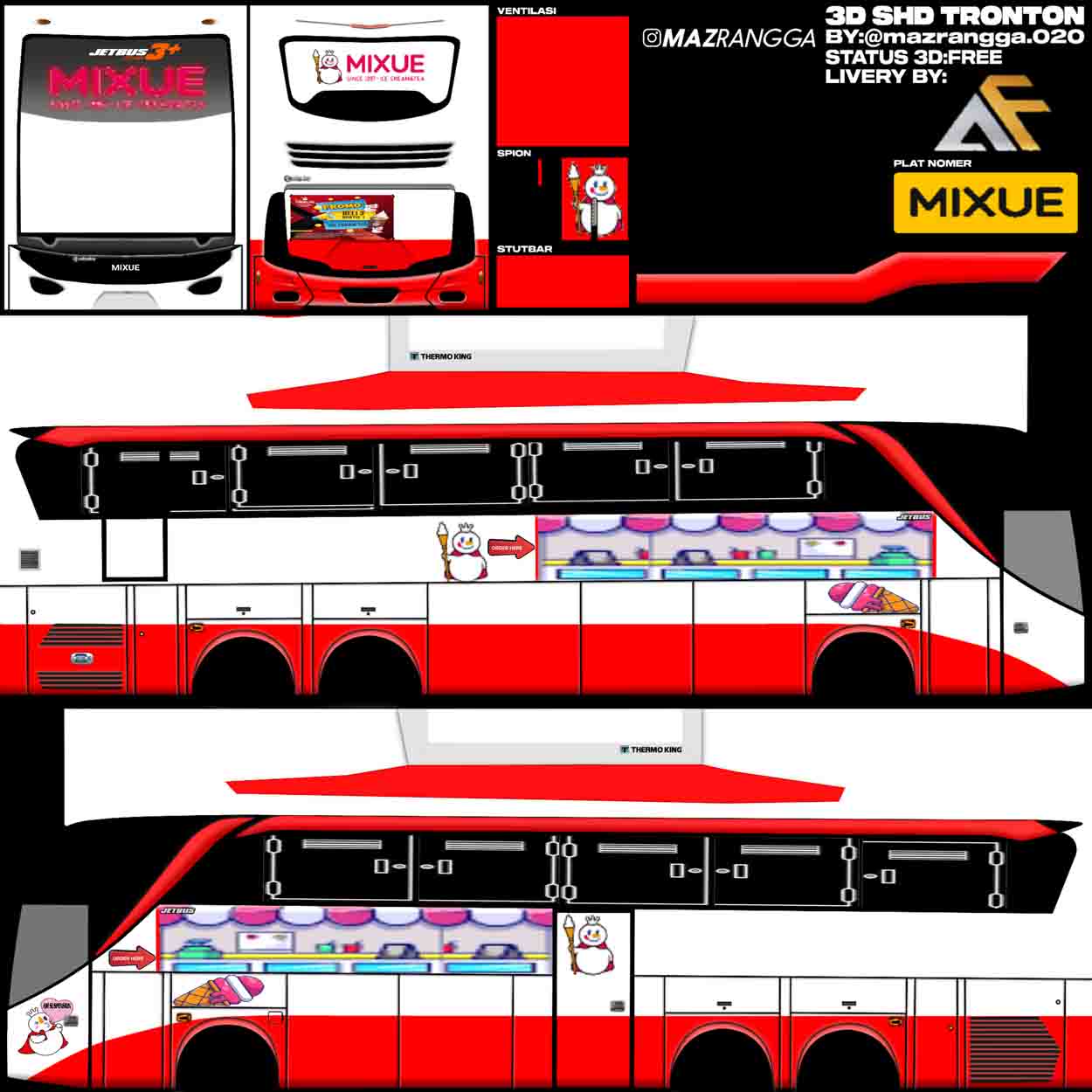 livery mixue bussid jernih