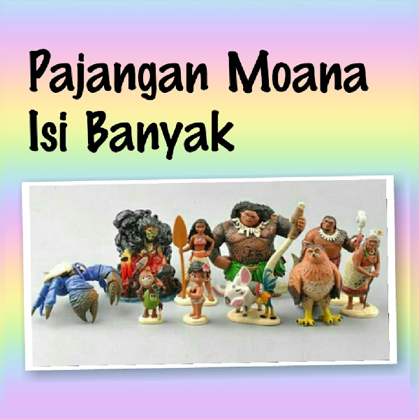 Figurin Pajangan Kue Mainan Moana Murah Grosir Ecer