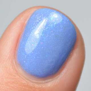 periwinkle flakie nail polish