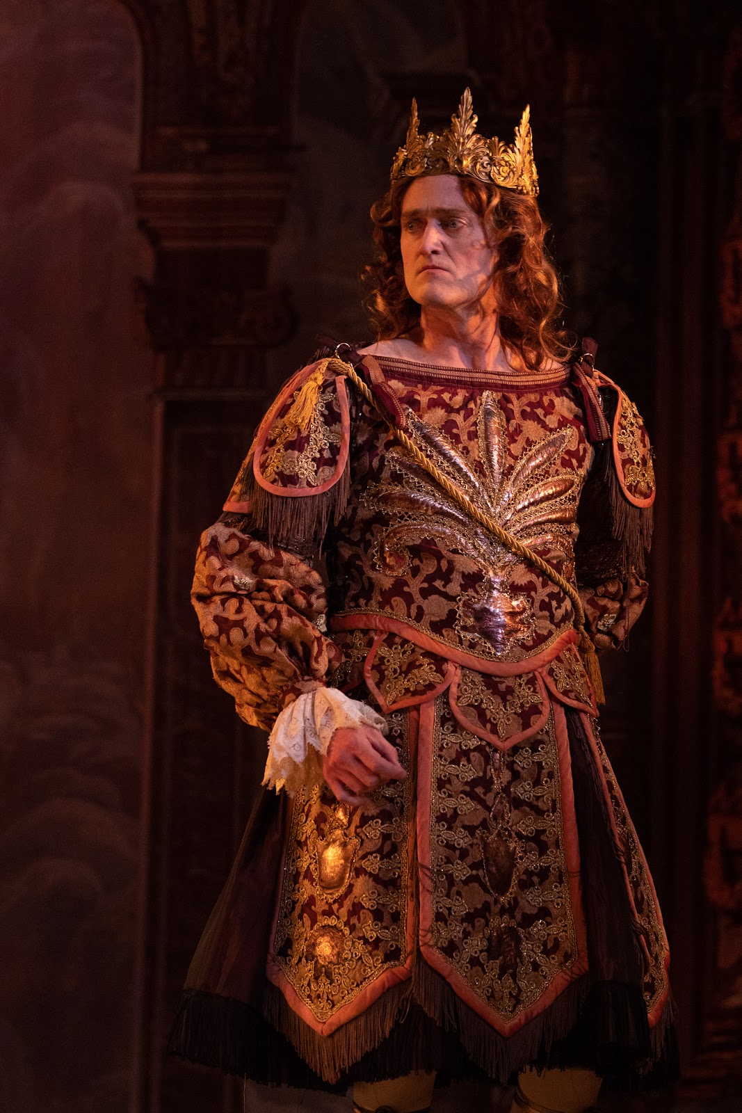 IN REVIEW: tenor AARON SHEEHAN as Ulisse in Boston Early Music Festival's 2023 production of Henry Desmarest's CIRCÉ [Photograph by Kathy Wittman, © by Boston Early Music Festival]