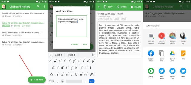 clipboard history app per il mobile