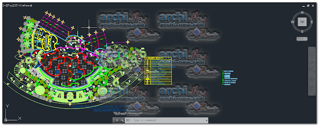 - المخططات   مطعم مشترك كوبا dwg 