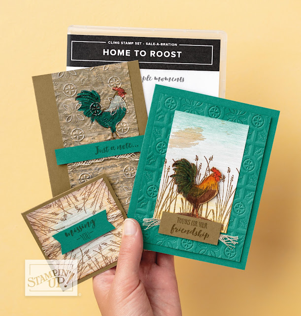 Stampin' Up! Saleabration Home to Roost