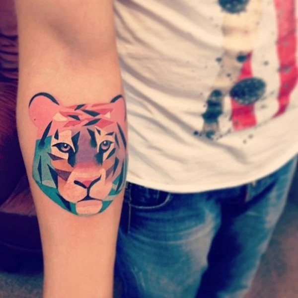 Tatuaje de tigre en 3D