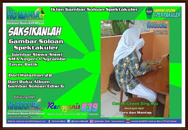 Iklan Gambar Soloan Spektakuler - Gambar Siswa-Siswi SMA Negeri 1 Ngrambe Cover Batik 28-6