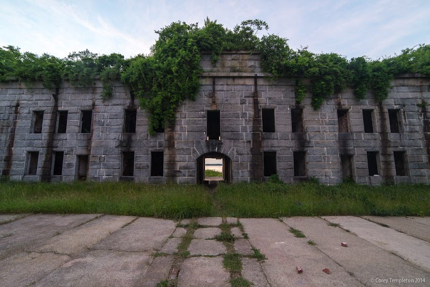 July 2014 Photos of Fort Gorges in Portland, Maine USA Photo by Corey Templeton