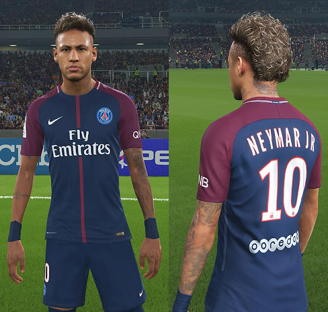 ultigamerz: Neymar Tattoos for PES 2018 DLC 1.0