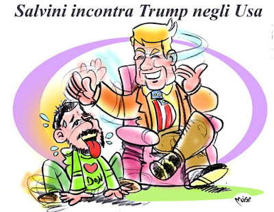 Risultati immagini per salvini trump