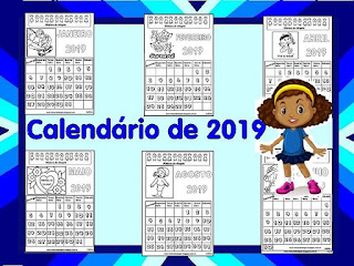 calendário 2019