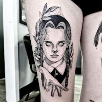 Los mejores tatuajes de Merlina Addams