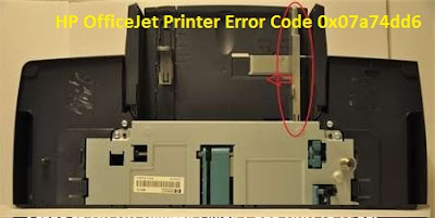 HP Printer Error Code 0x07a74dd6